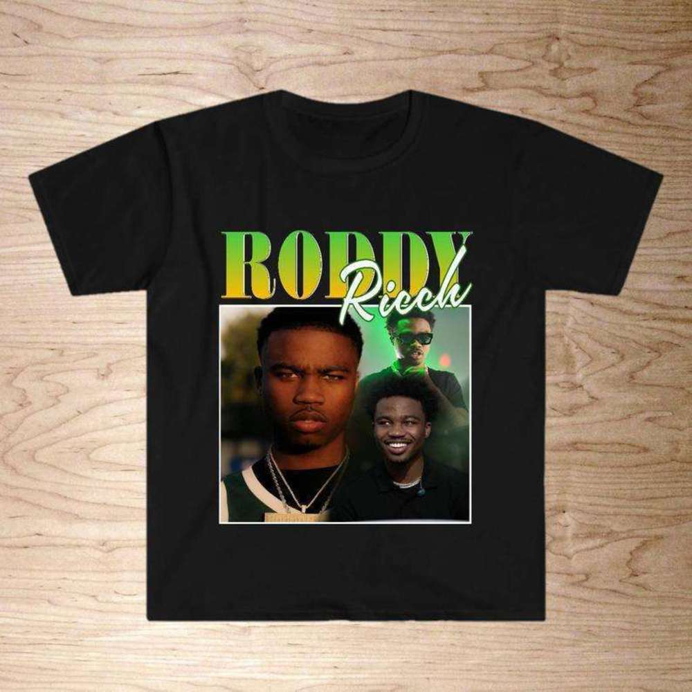 Roddy Ricch Retro Style Classic T Shirt - Picture 1 of 4